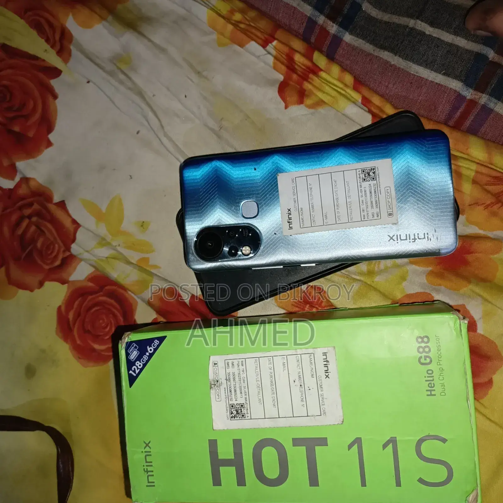 New Infinix Hot 11s 128 GB Blue