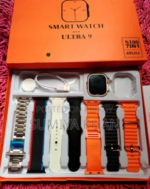 ​ Smart Watch Ultra 9 (S100 7-in-1 Combo Pack)