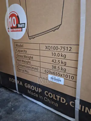 Konka Washing Machine 10kg (Brand New / Unopened)
