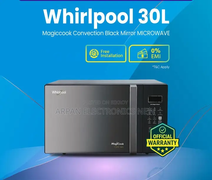 Whirlpool 30l Magicook Pro 30ge Grill Microwave Oven