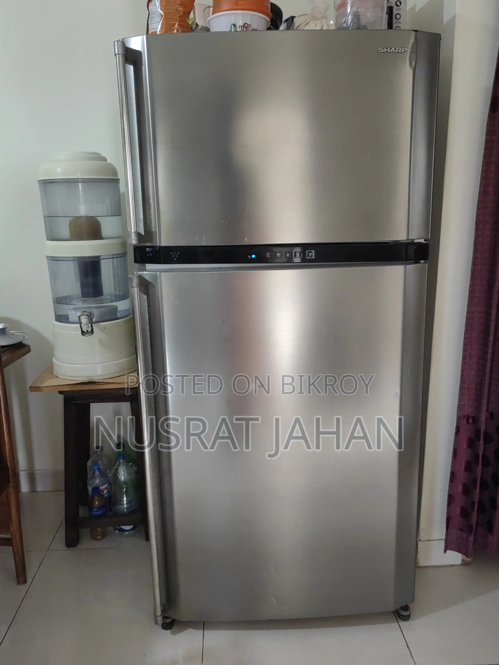 Sharp 473 Liter Refrigerator Silver