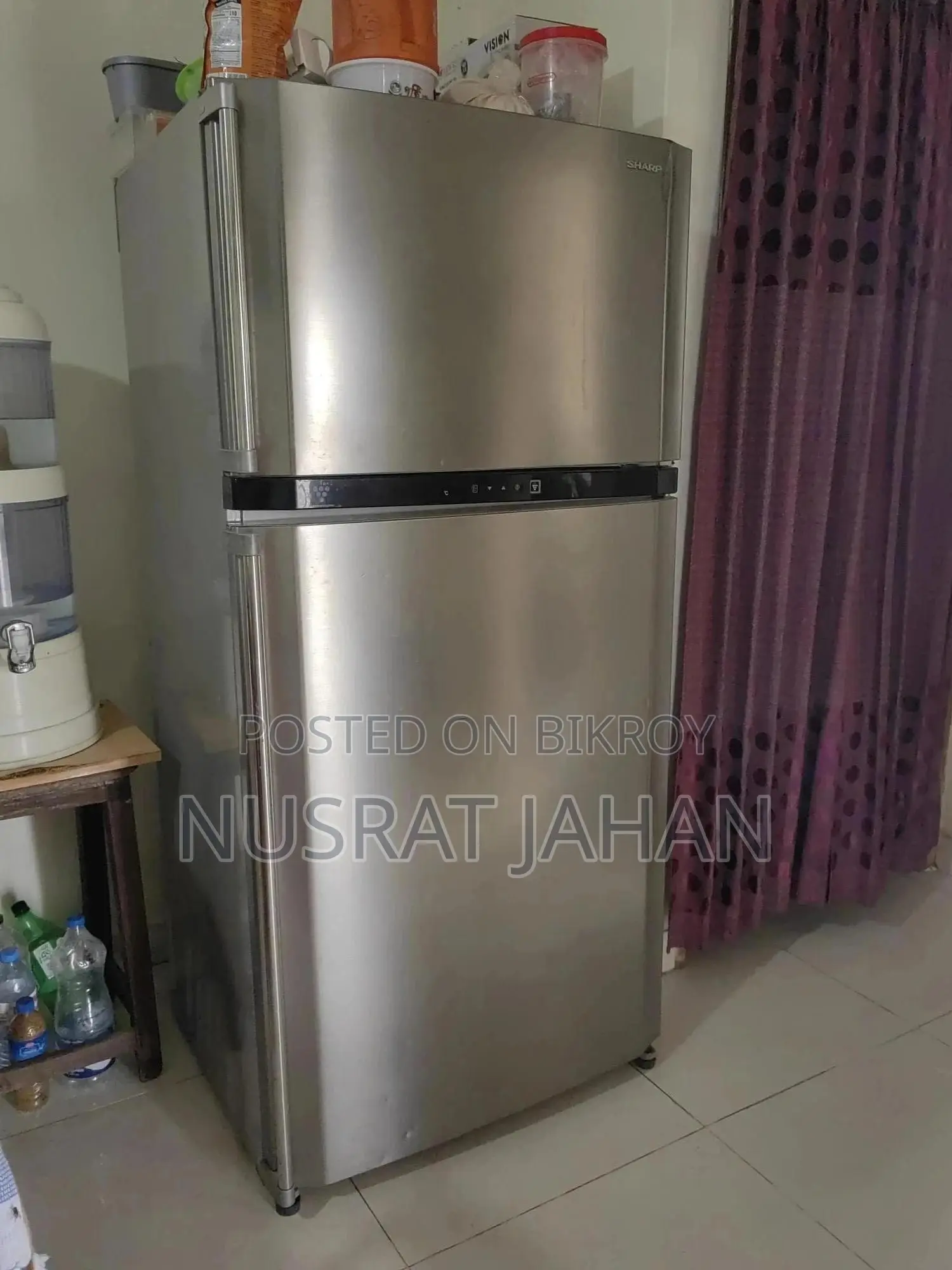 Sharp 473 Liter Refrigerator Silver