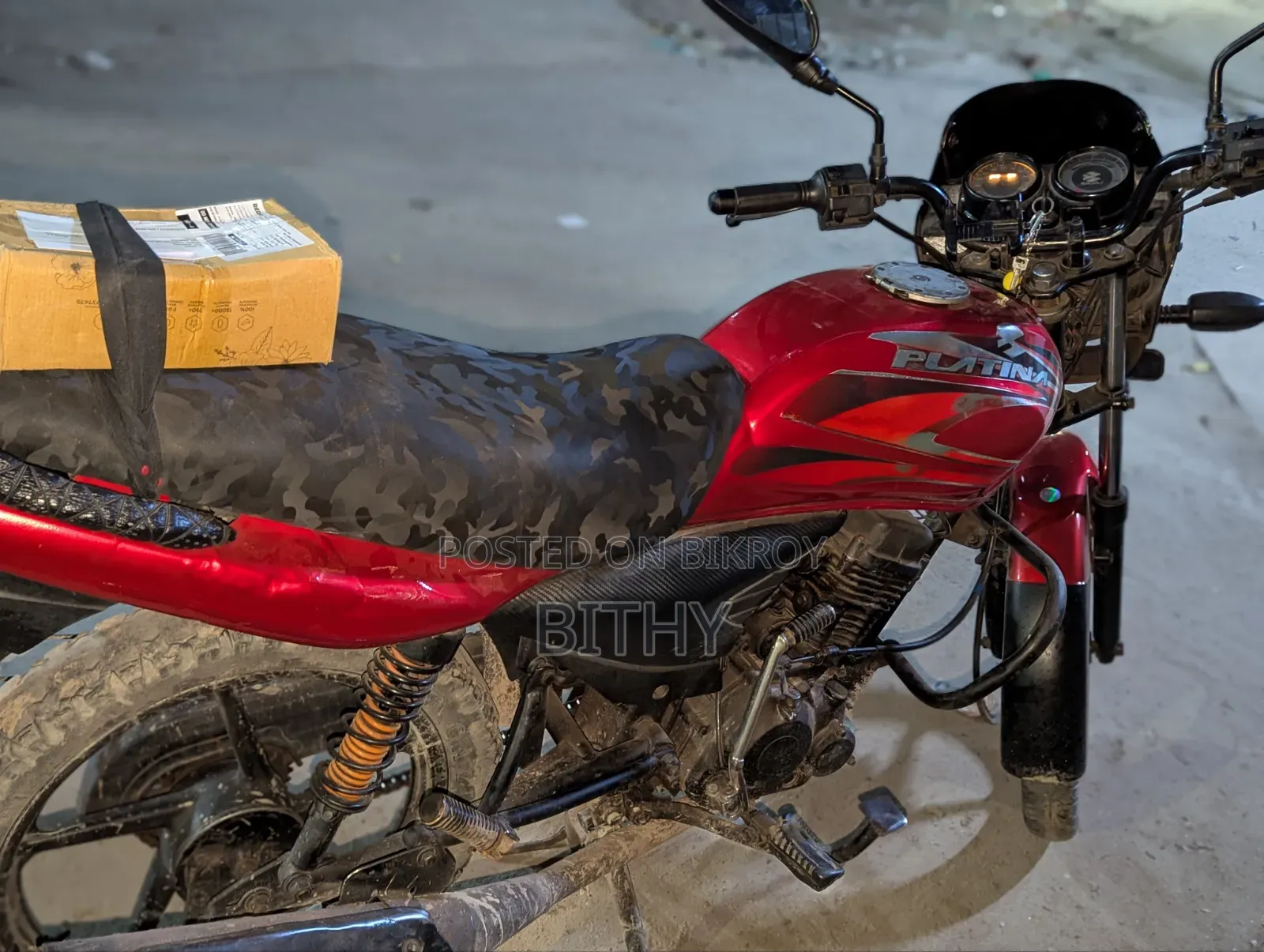 Bajaj Platina 125 2015 Red