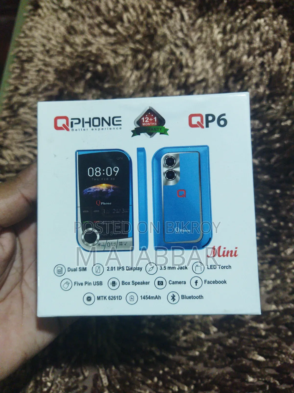 New Qmobile 32 GB Black