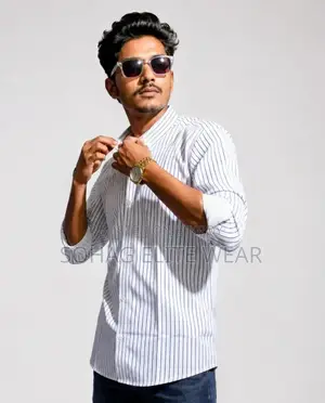 China Selly Fabrics Old Money Premium Stripe Casual Shirt for Men