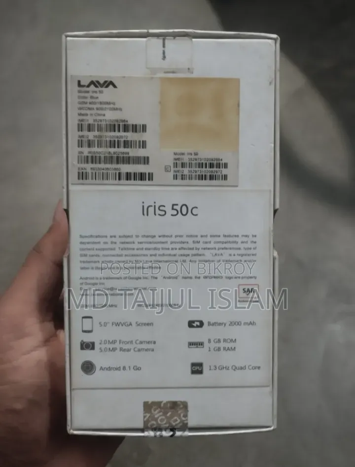 Lava Iris 500 4 GB Blue