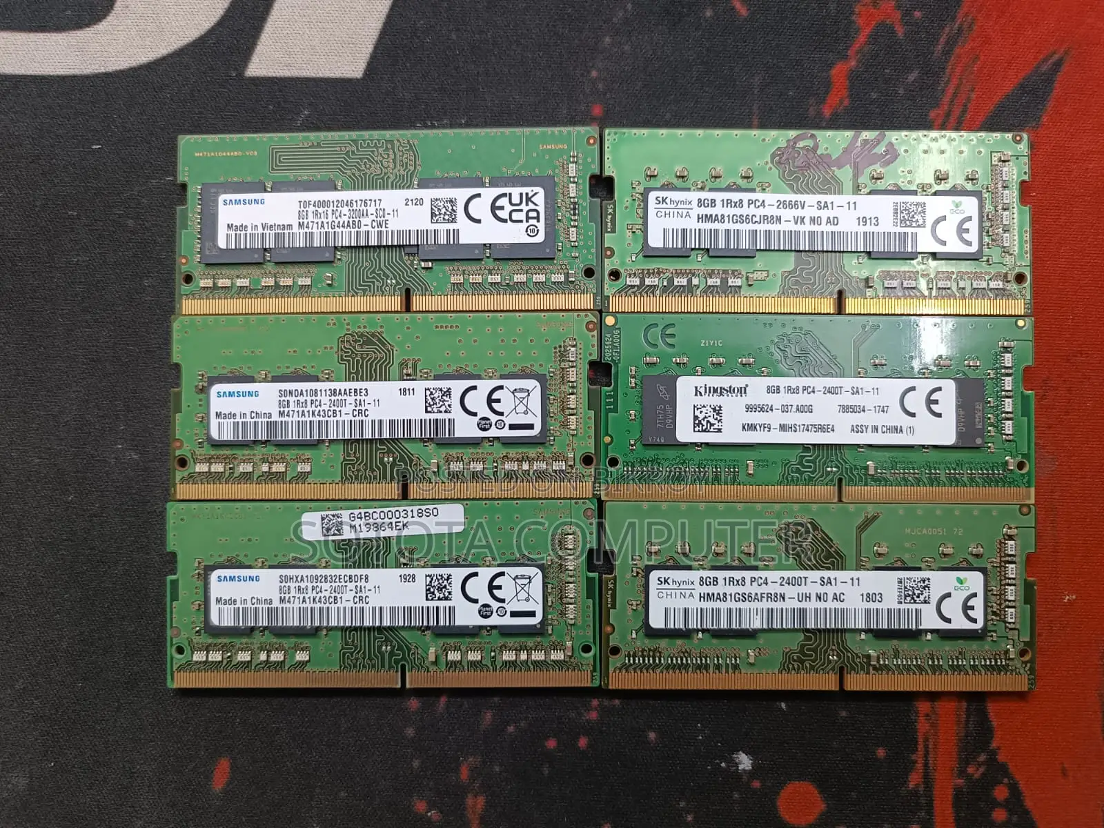 ল্যাপটপ র‍্যাম 8gb Ddr4 2133/2400/2666 MHZ