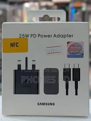Samsung 25w Usb-C NFC Gan Supported Charger Set
