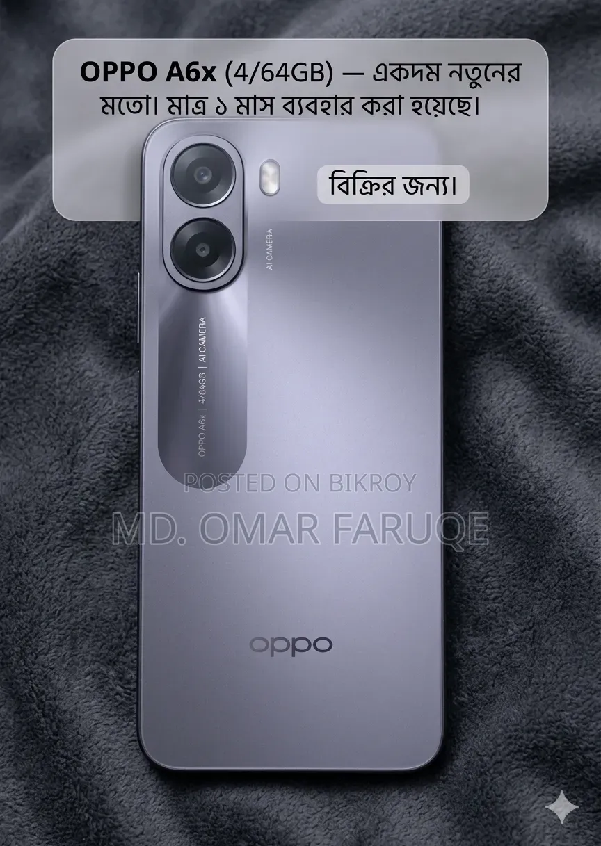 New Oppo A6x 64 GB