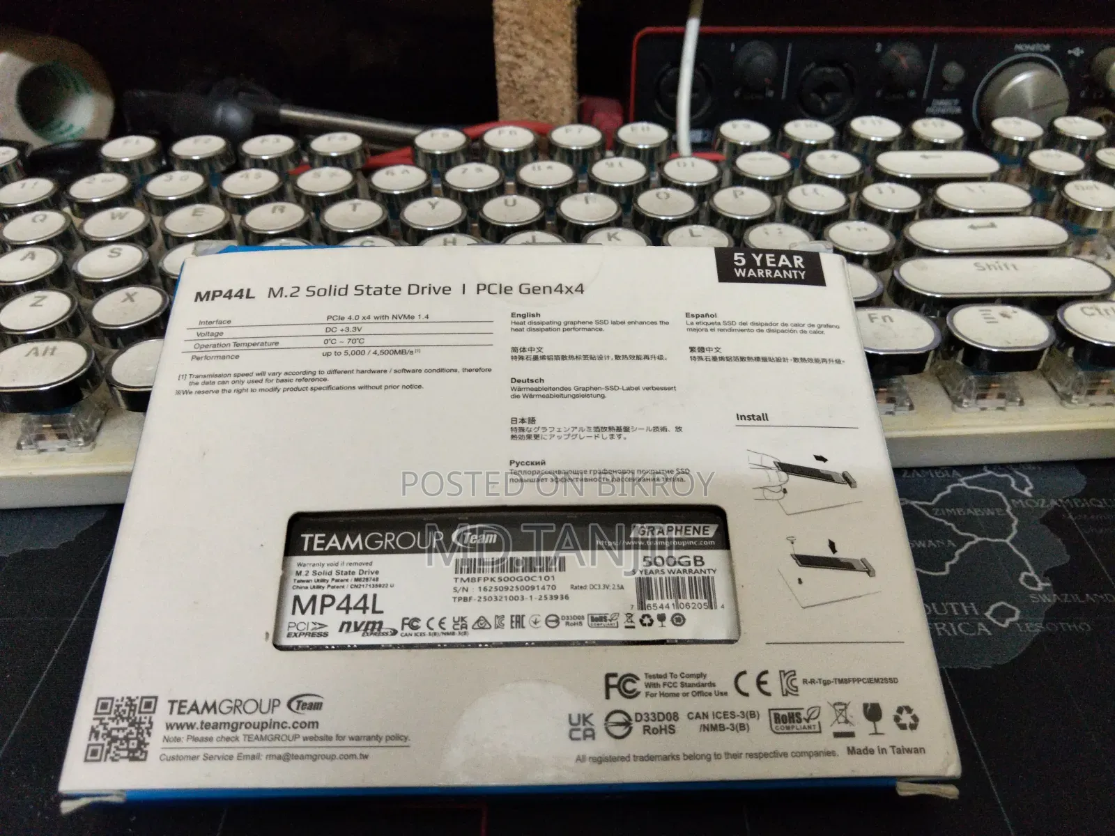 Gen4 Nvme SSD 500GB