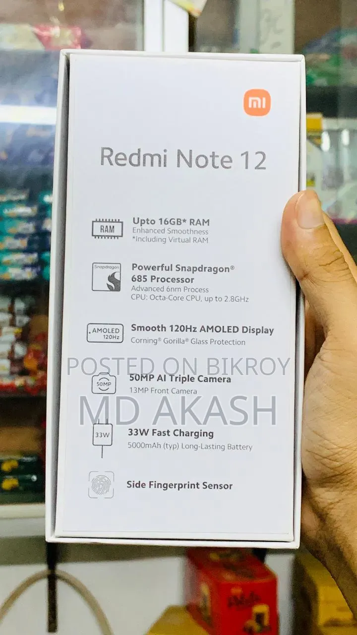 Xiaomi Redmi Note 12 128 GB Red