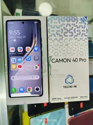 Tecno Camon 40 Pro 4G 256 GB Black