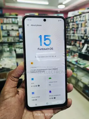 Vivo Y31 5G 128 GB Red