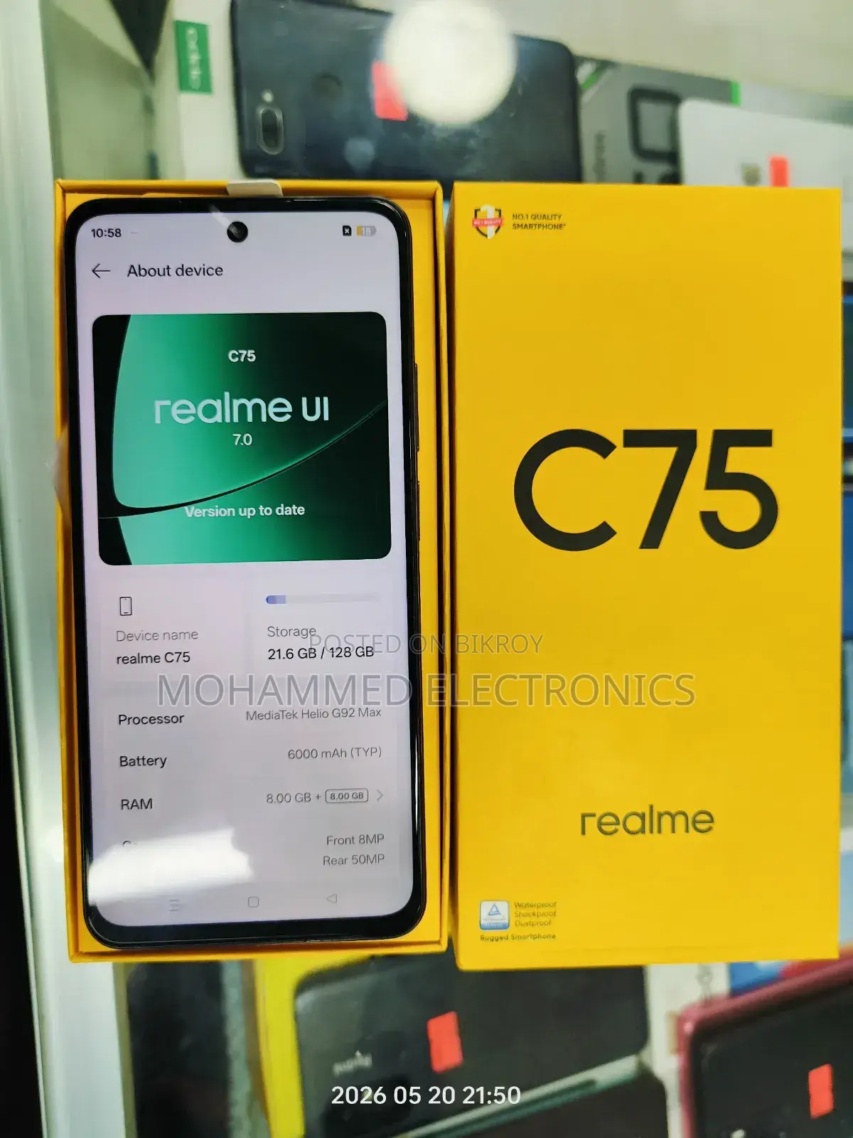 Realme C75 128 GB Black