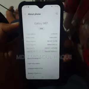 Samsung Galaxy M01 32 GB Black