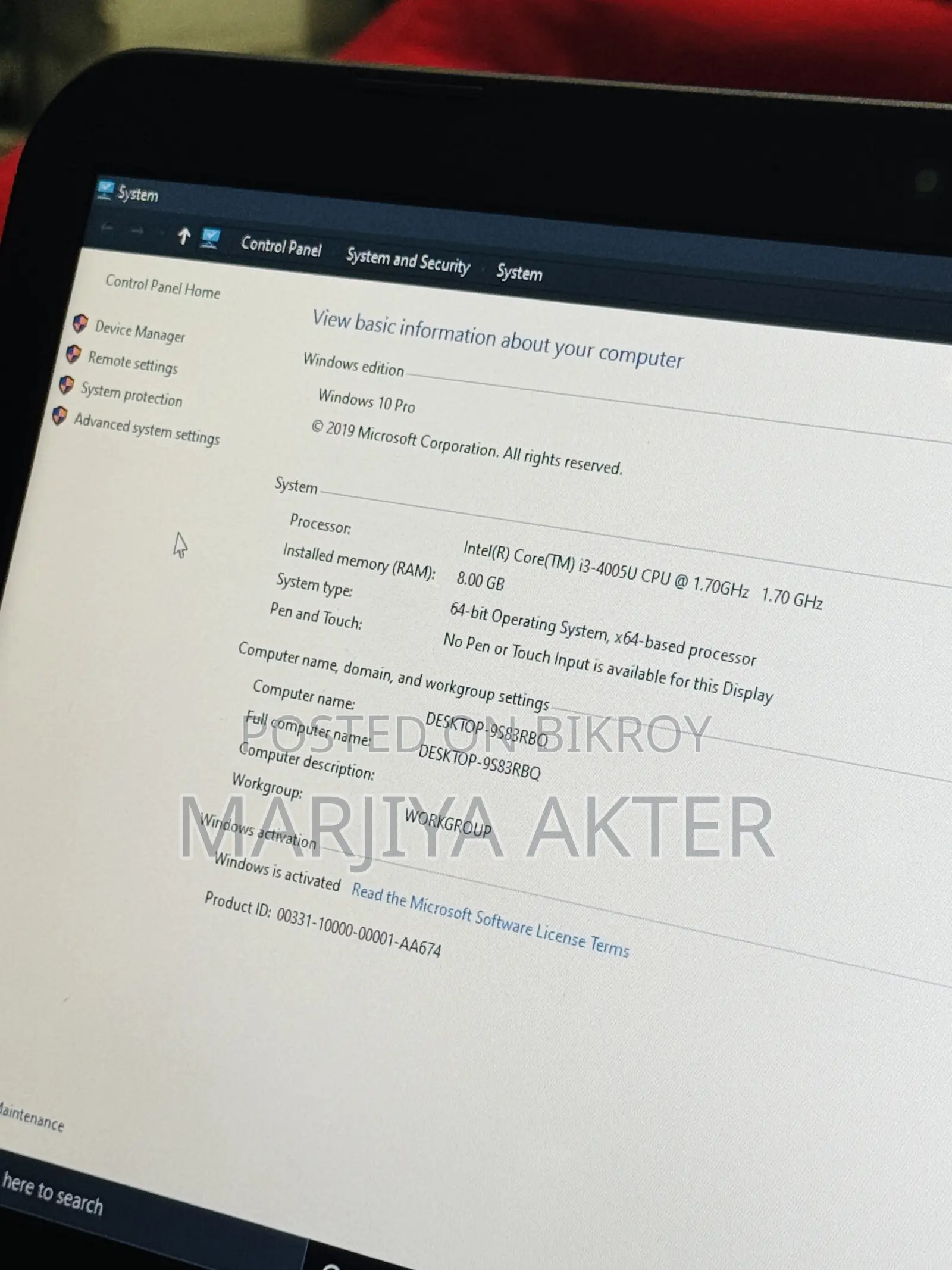 Laptop Dell Latitude 3440 8GB Intel Core I3 HDD 500GB