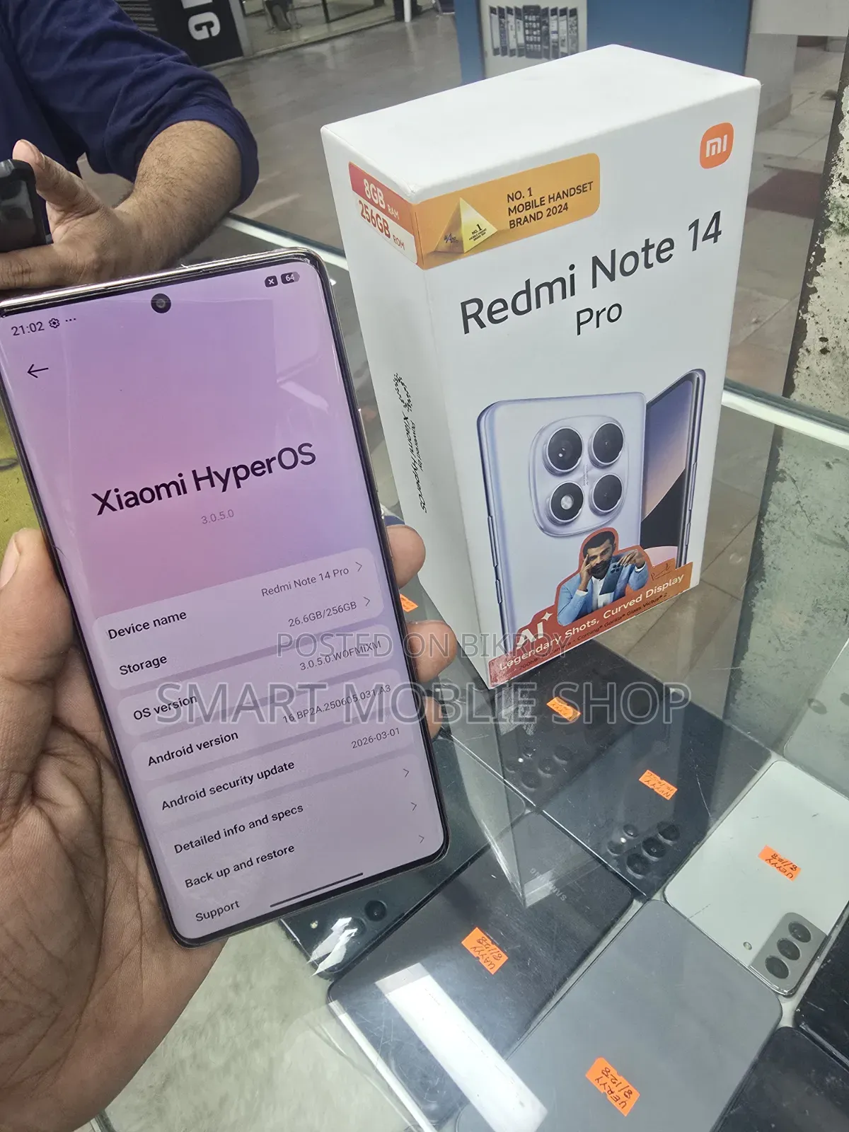 Xiaomi Redmi Note 14 Pro 256 GB Gold