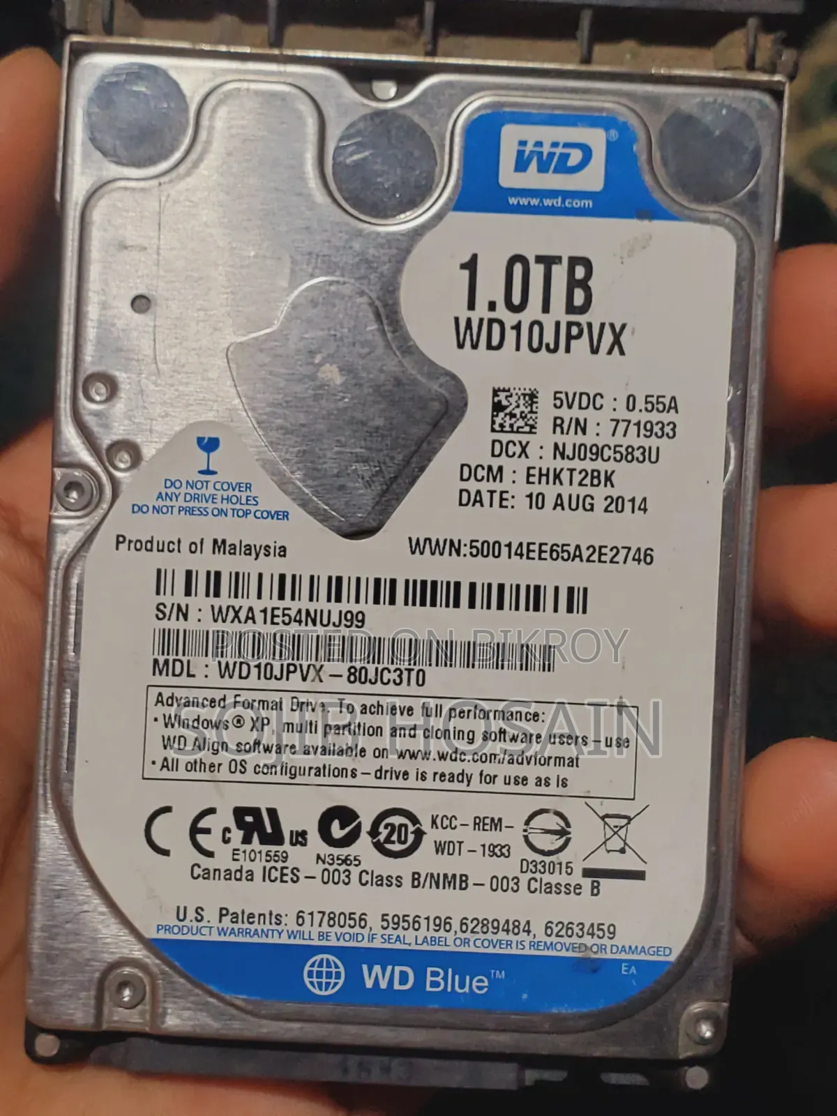 Hard Disk 1TB/1000GB