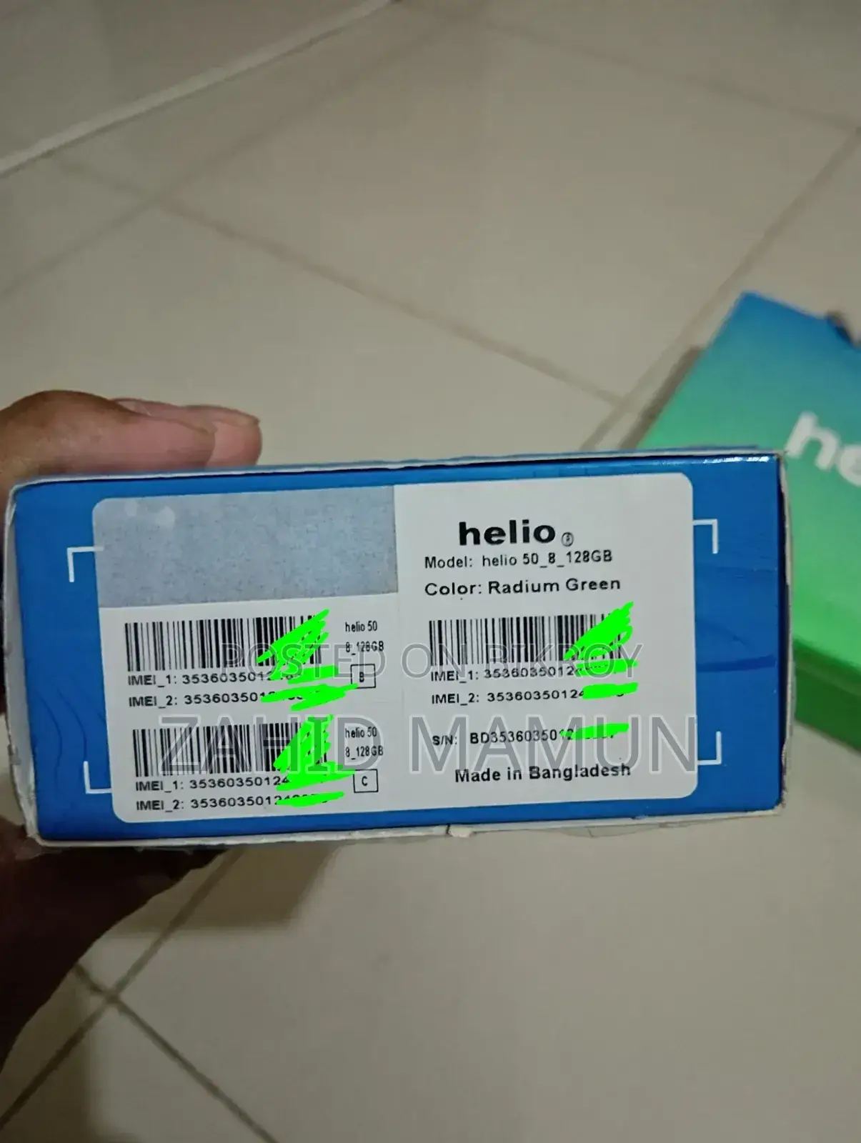Helio 128 GB Green