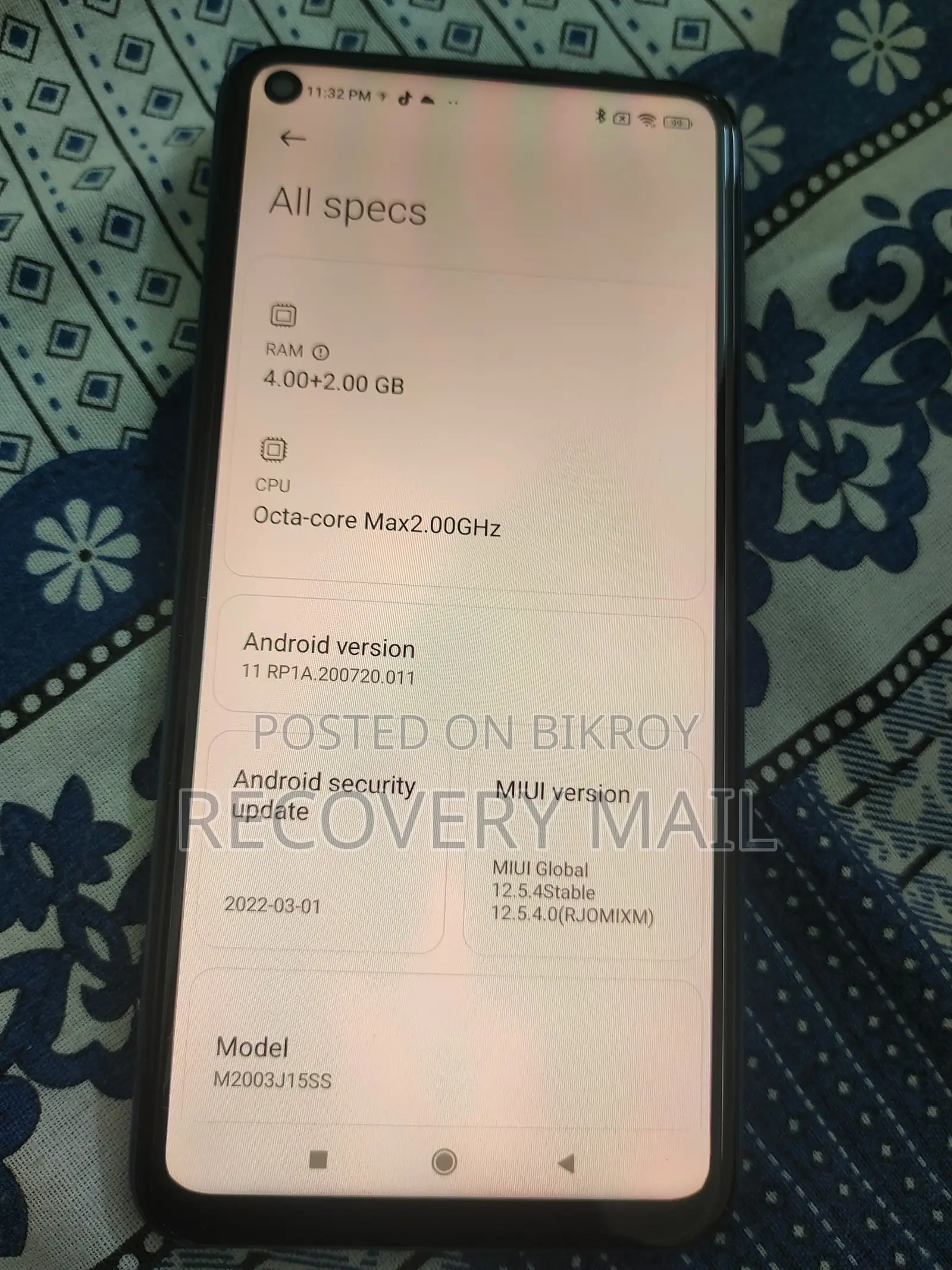 Xiaomi Redmi Note 8 128 GB Blue