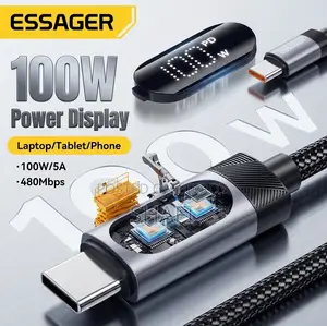 100 Watt Type C Digital Display Cable