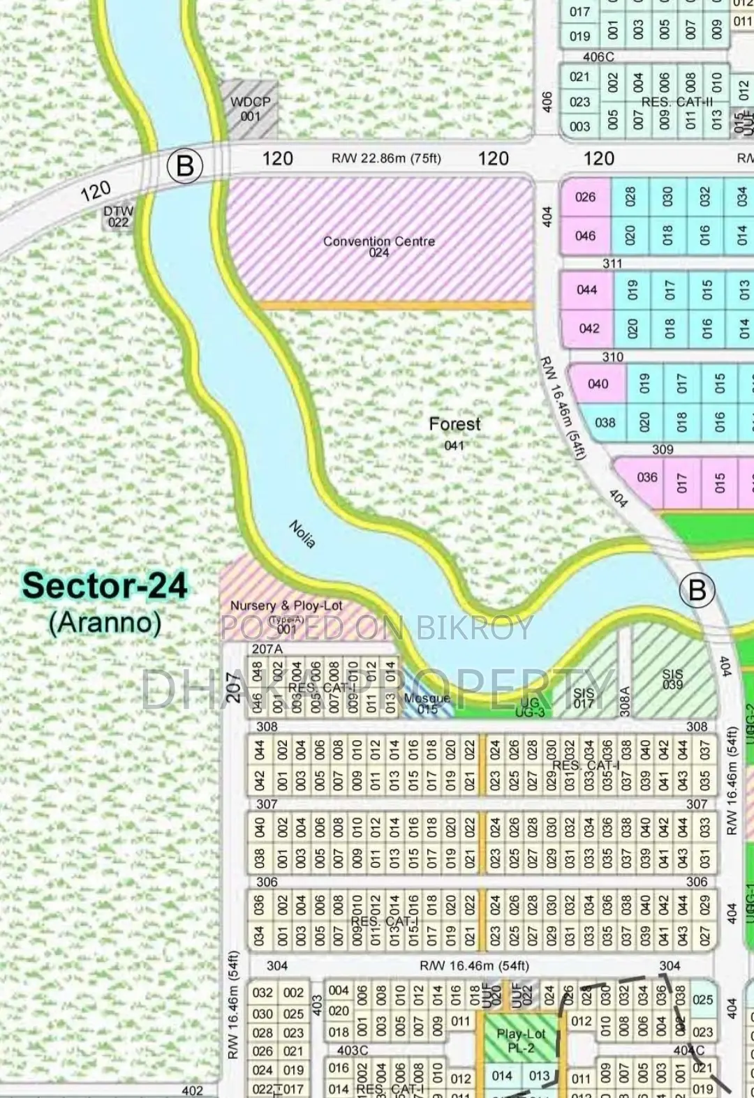 Near Forest 3 Katha South at Sector-24