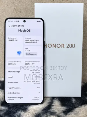 Honor 200 256 GB Black
