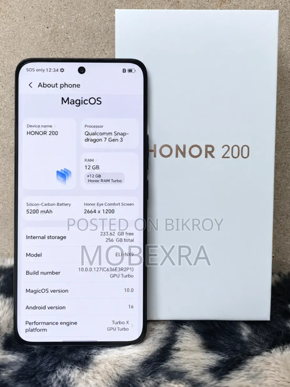 Honor 200 256 GB Black