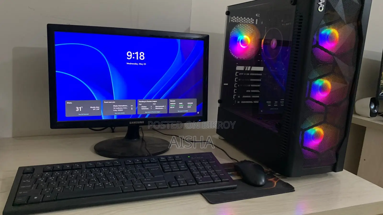 New Desktop Computer 16GB AMD Ryzen 7 SSD 256GB