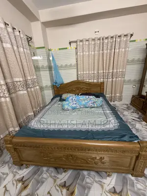 Almirah, Dressing Table, Bed (All Chittagong Teak Wood)