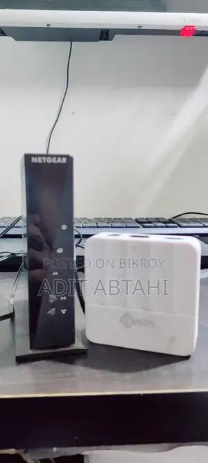 Netgear Router With Onu Device and Charger