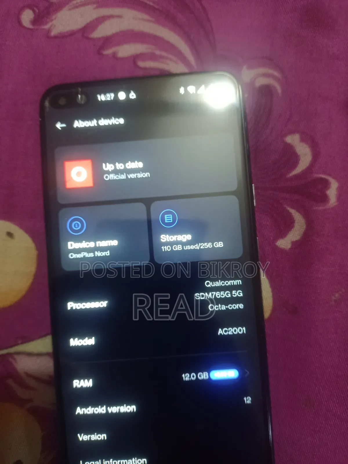 OnePlus Nord 256 GB Gray
