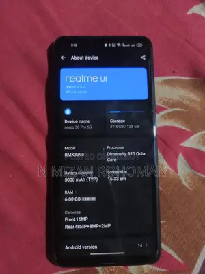 Realme Narzo 50 Pro 128 GB Blue