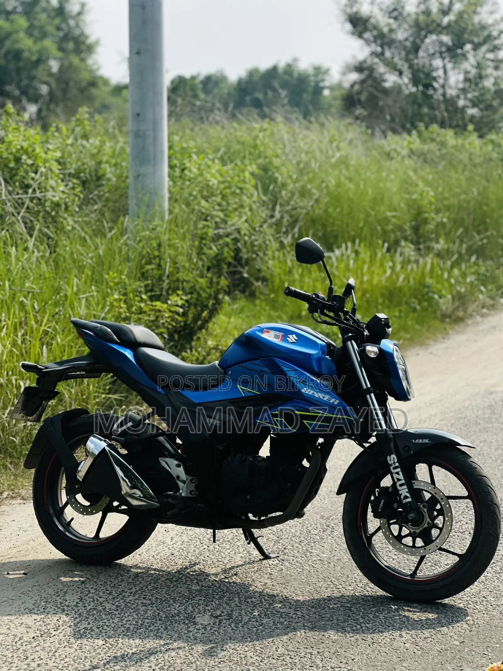 Suzuki Gixxer Fi ABS 2023 Blue