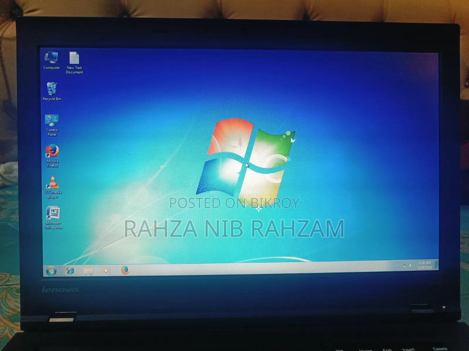 Laptop Lenovo ThinkPad T440 8GB Intel Core I3 HDD 140GB