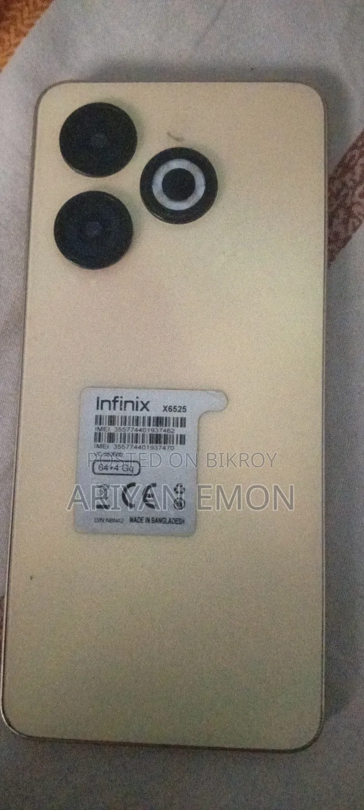 Infinix Smart 8 64 GB Rose Gold
