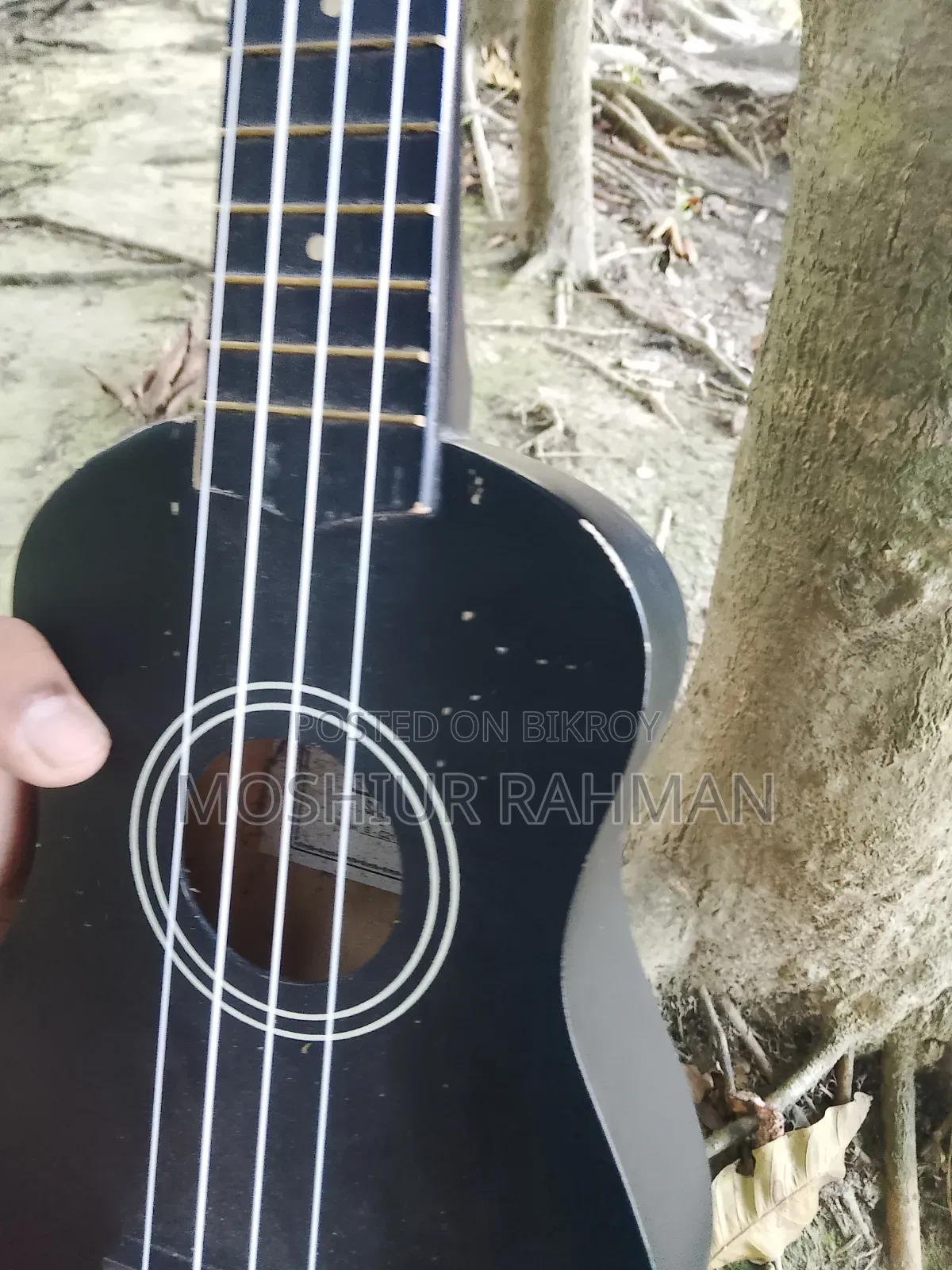 Music Mart Sas Du-21b 21-Inch Black Soprano Ukulele