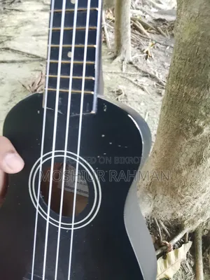 Music Mart Sas Du-21b 21-Inch Black Soprano Ukulele