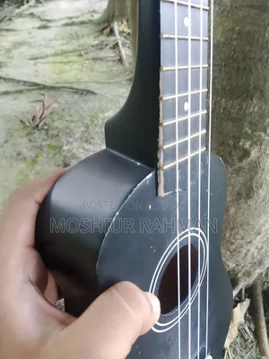 Music Mart Sas Du-21b 21-Inch Black Soprano Ukulele