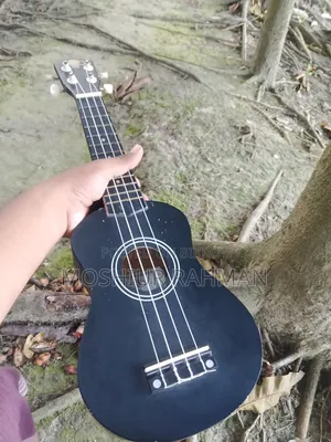 Music Mart Sas Du-21b 21-Inch Black Soprano Ukulele