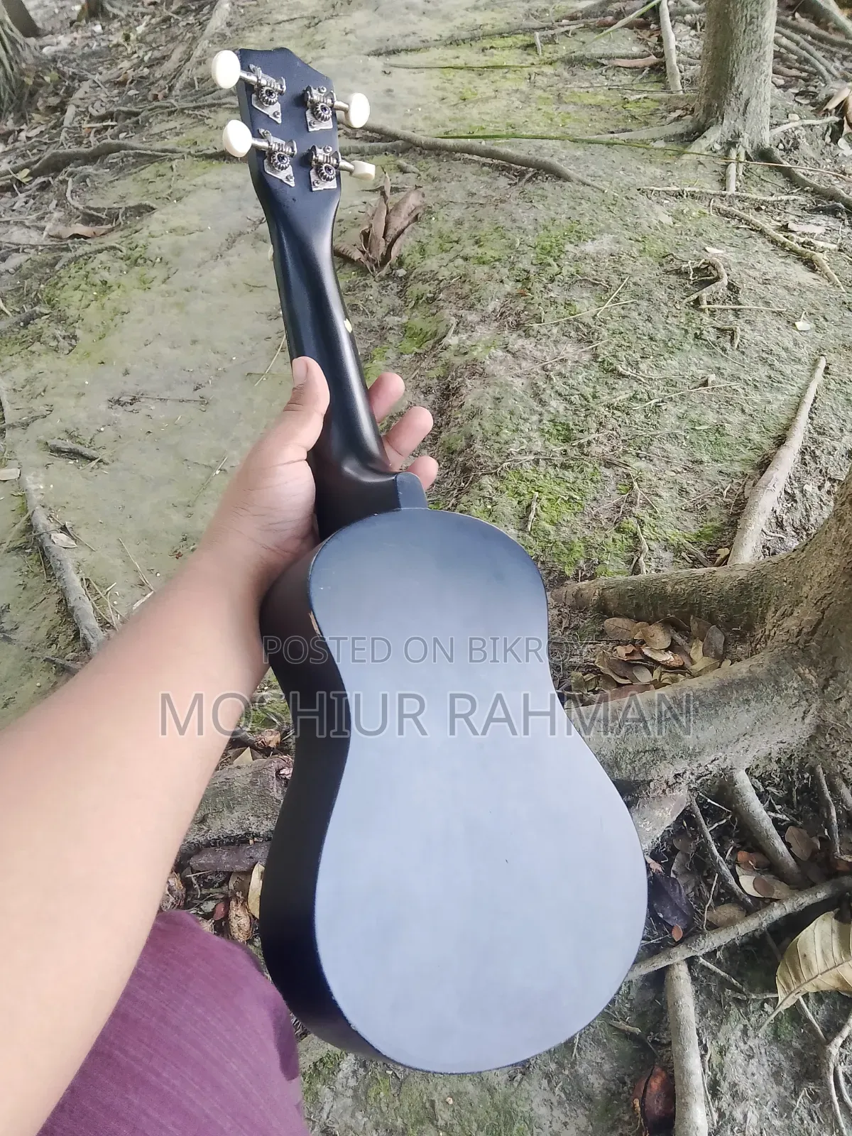 Music Mart Sas Du-21b 21-Inch Black Soprano Ukulele