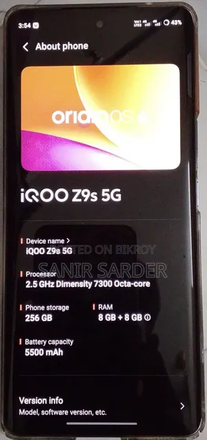 Vivo iQOO Z9s 256 GB