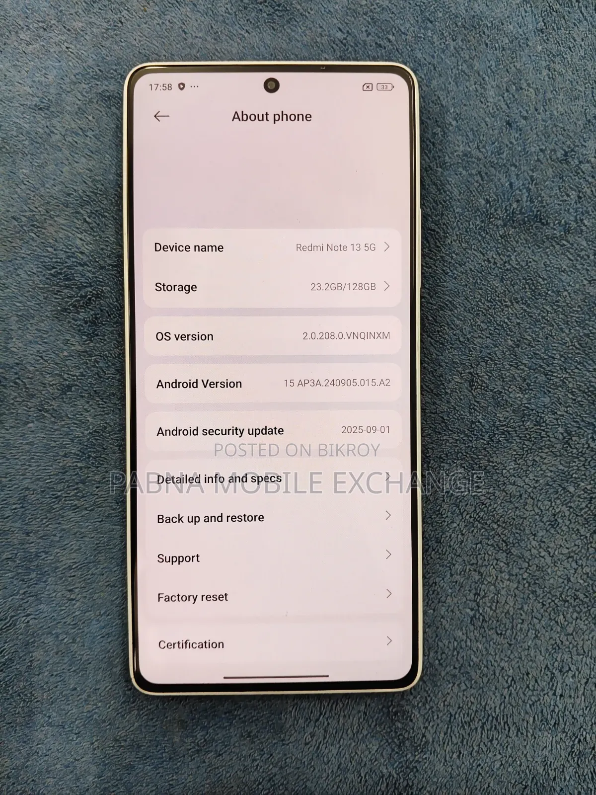 Xiaomi Redmi Note 13 128 GB White