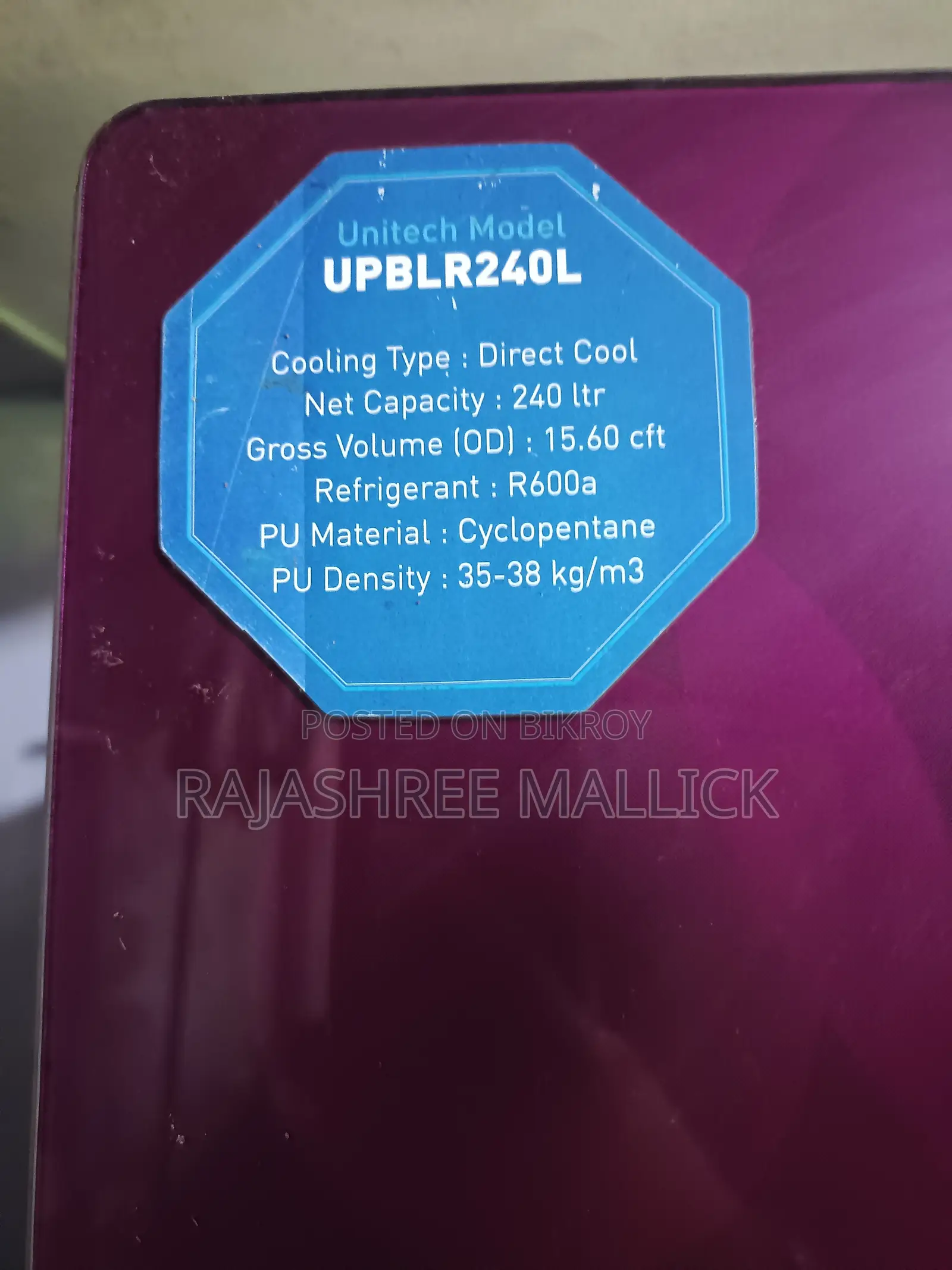 Unitech Refrigerator