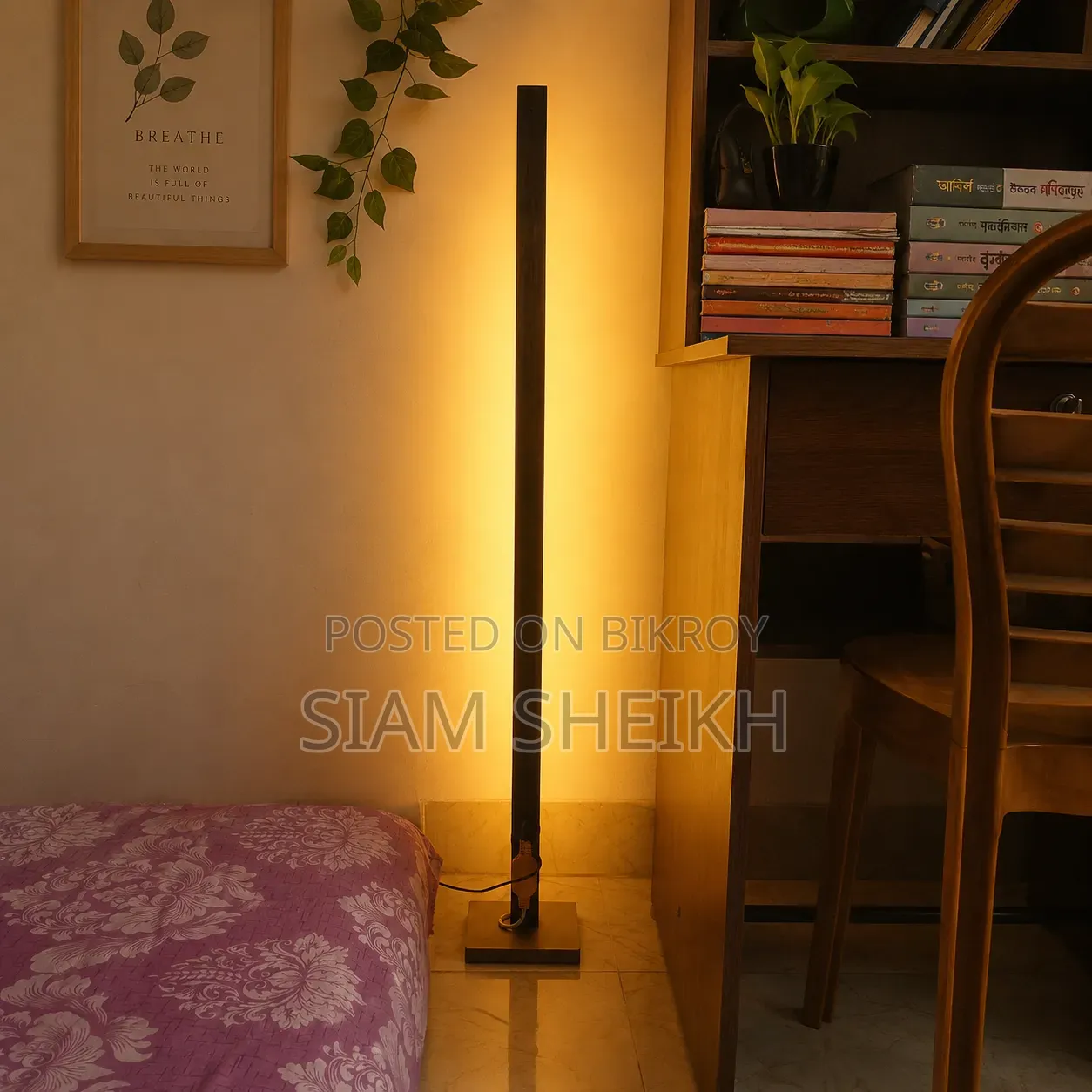 হ্যান্ডমেড Warm White Led লাইট স্ট্যান্ড