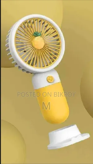 Mini Handheld Portable Fan - 3 Speed Usb Rechargeable - 500৳
