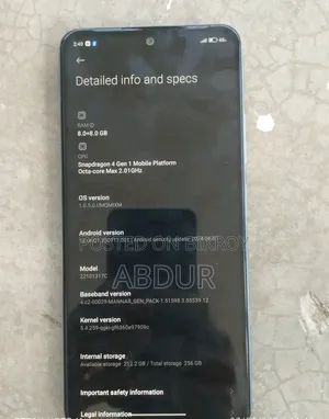 Xiaomi Redmi Note 12 5G 256 GB Green