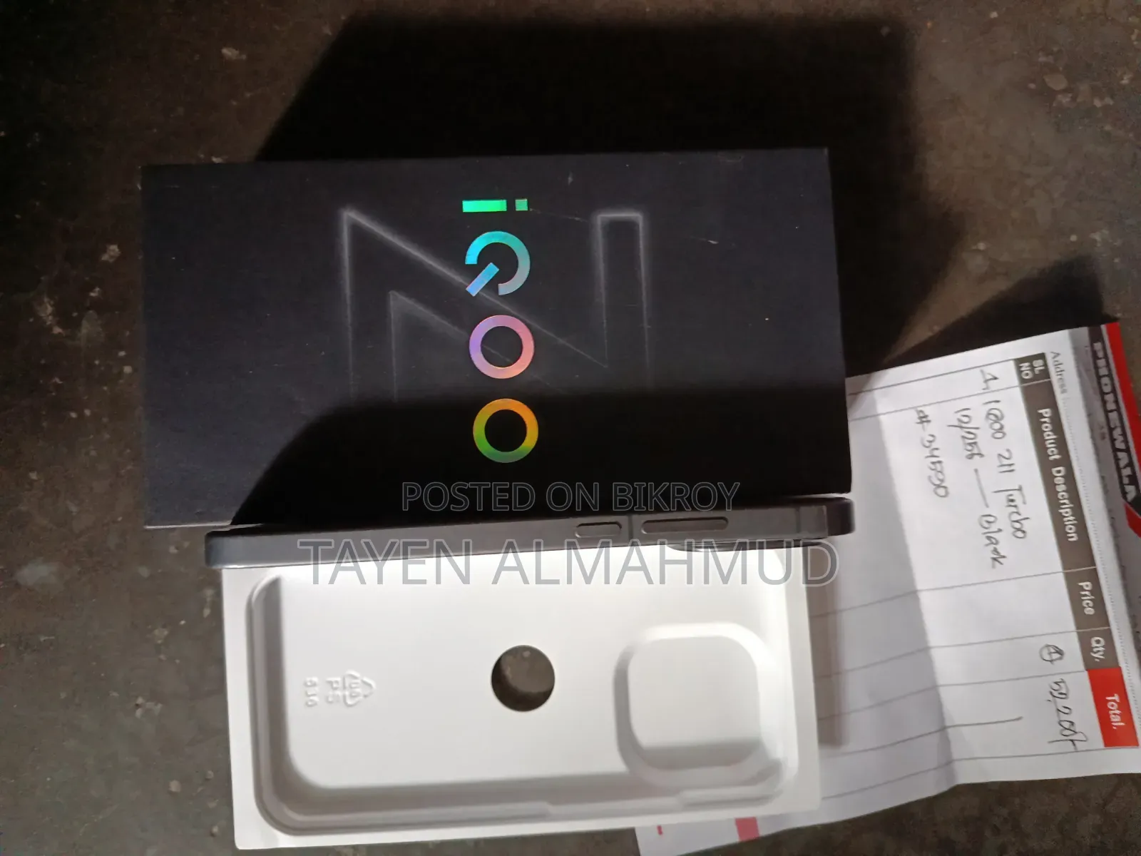 New Vivo iQOO 256 GB Black
