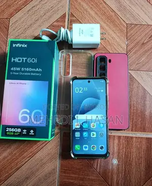 New Infinix Hot 60i 256 GB Gray
