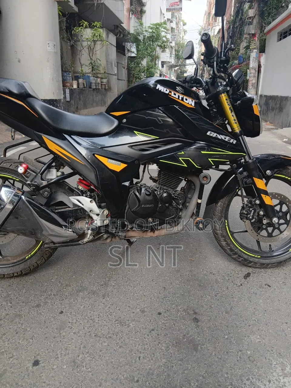 New Suzuki Gixxer SF FI 2024 Black